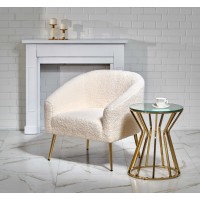 Mīkstais krēsls ar zelta kājām GRIFON Mīkstais krēsls ar zelta kājām GRIFON